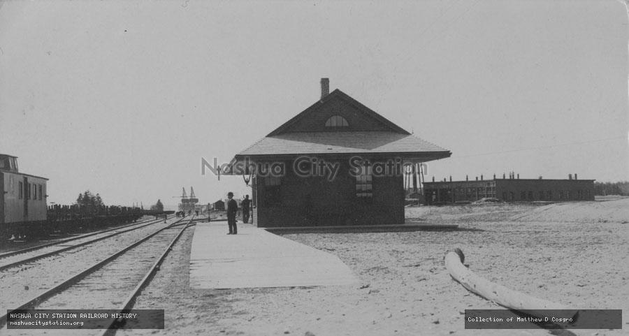 Postcard: Bangor & Aroostook Railroad Station, Searsport, Maine
